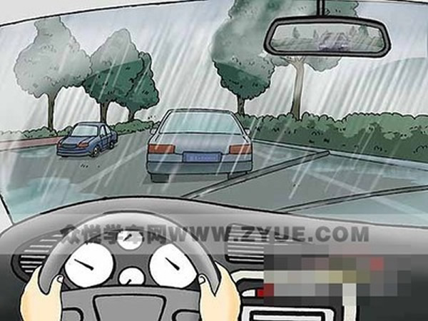 科目二、科目三遇到下雨天應該怎樣做？考試順利會通過